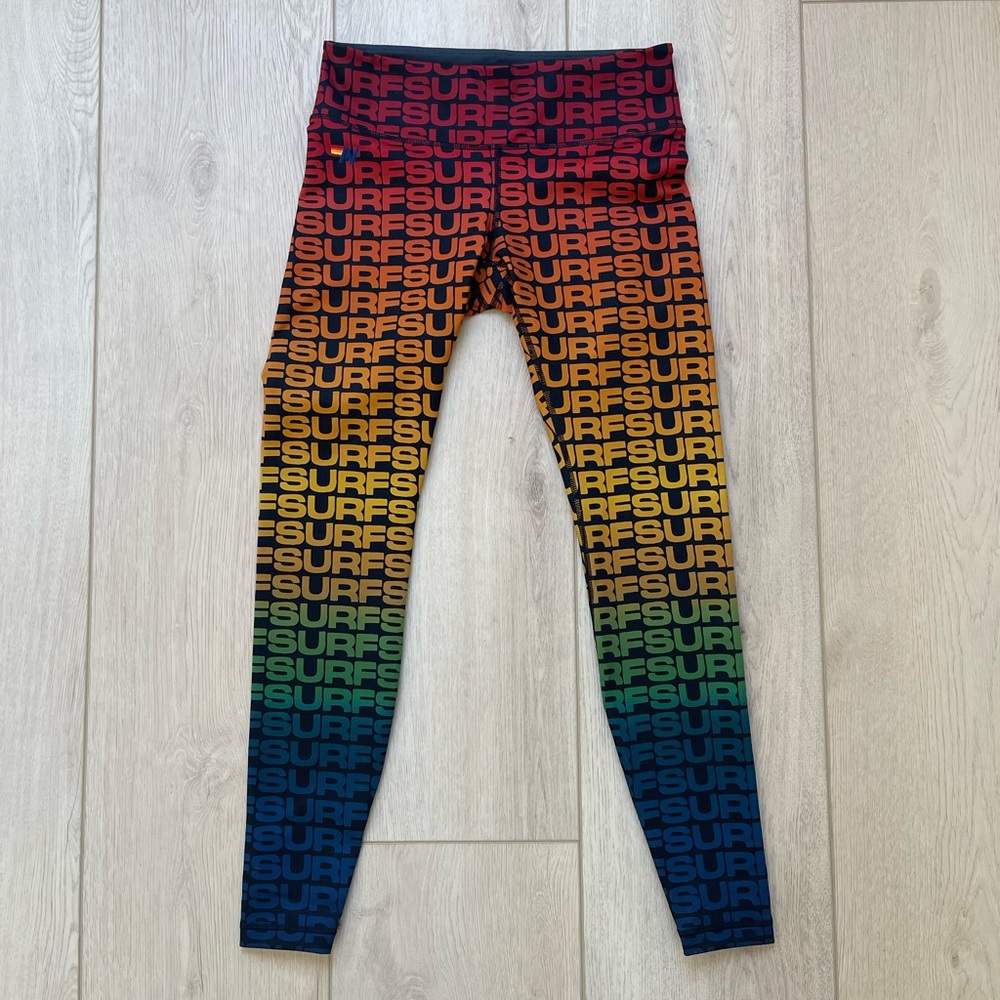 Aviator Nation Ombré Surf Athletic Leggings